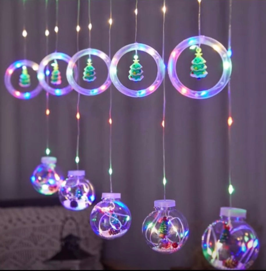 LUZ NAVIDAD AROS Y BOLAS