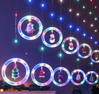 LUCES DE NAVIDAD DE AROS Y ESFERAS