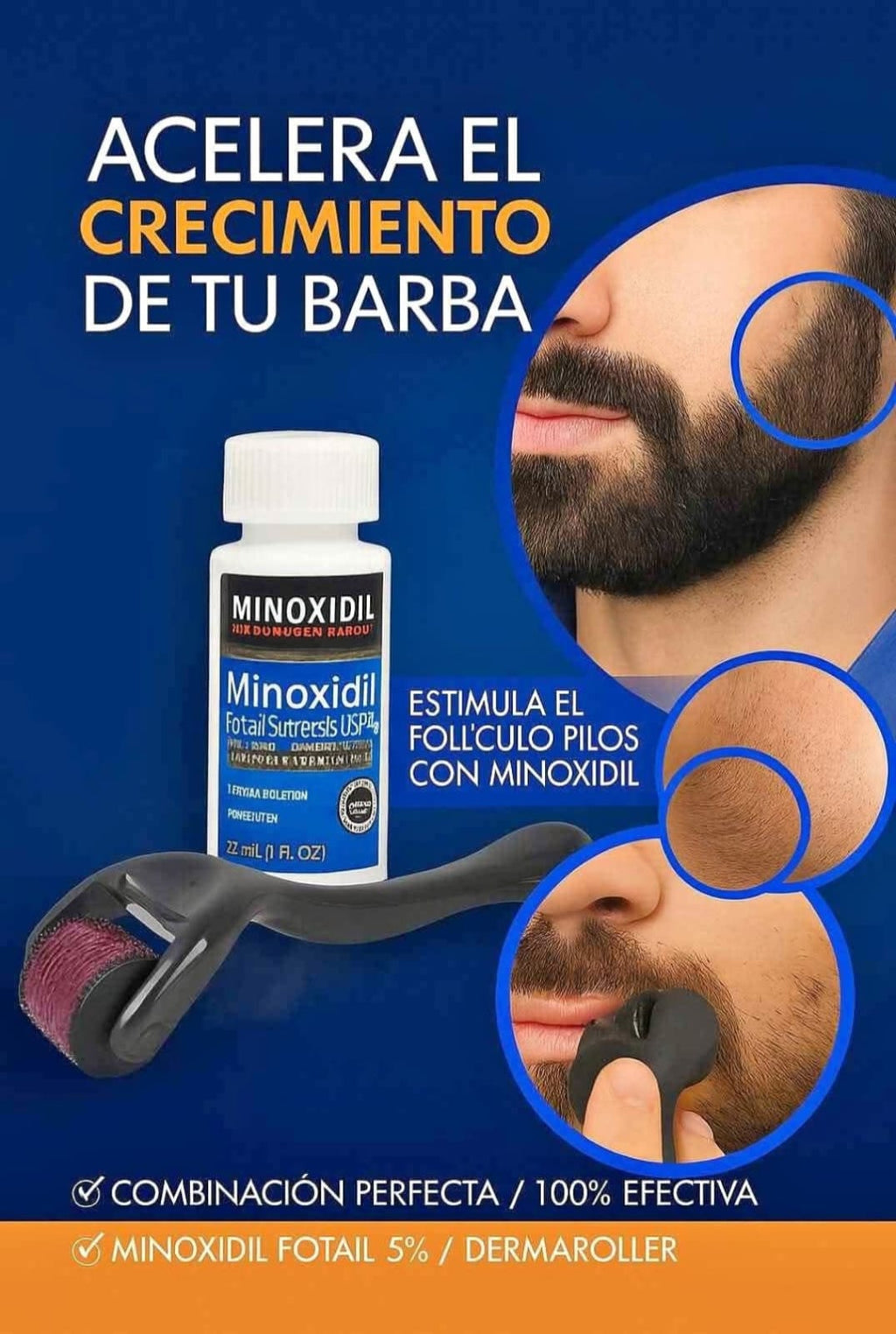 MINOXIDIL + DERMAROLL